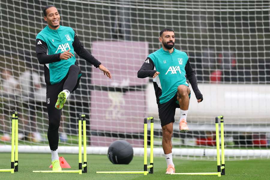 Van Dijk described team-mate Salah as "an amazing player"