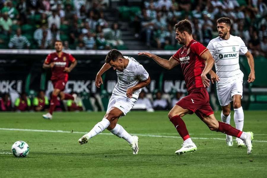 Pedro Gonçalves ao serviço do Sporting