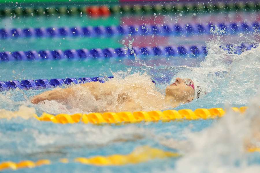 Ksawery Masiuk zajął szóste miejsce w finale wyścigu na 100 m st. grzbietowym