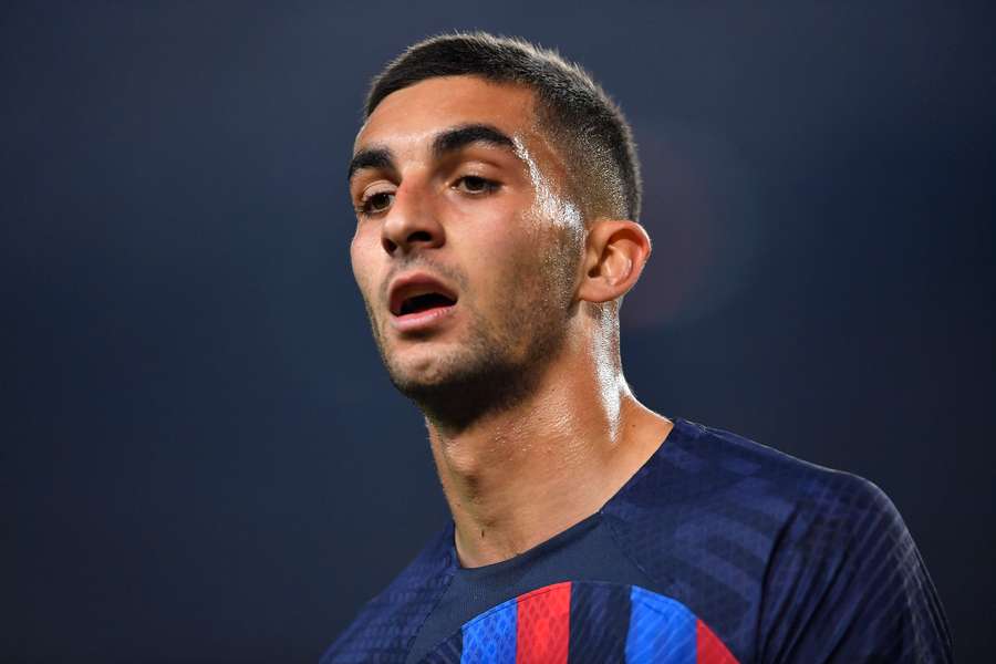 Ferran Torres, durante el Barcelona-Cádiz Ferran Torres, durante el Barcelona-Cádiz