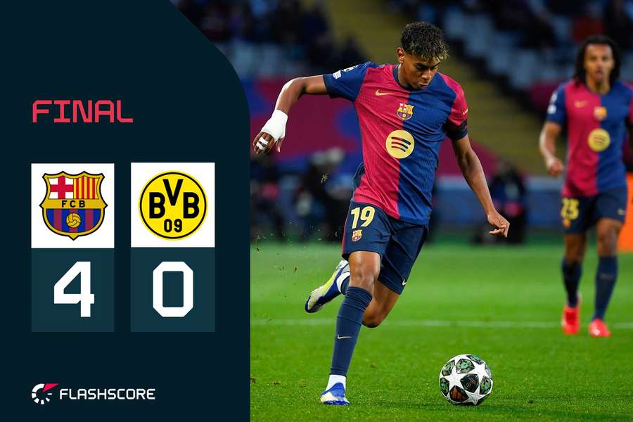 El Barça destroza al Dortmund