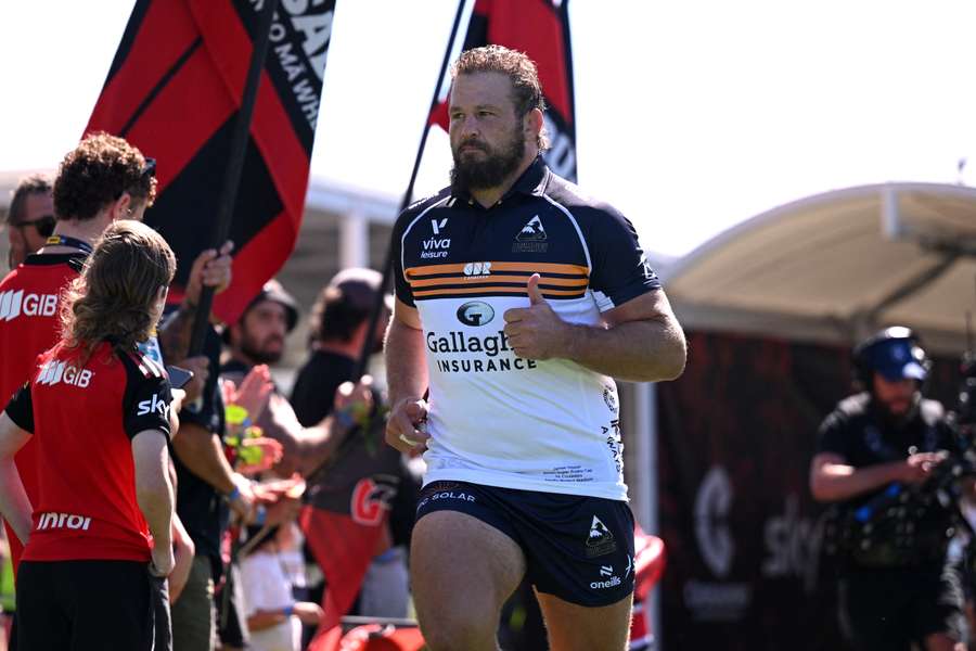 James Slipper running out for his 200th Super Rugby appearance in Christchurch.