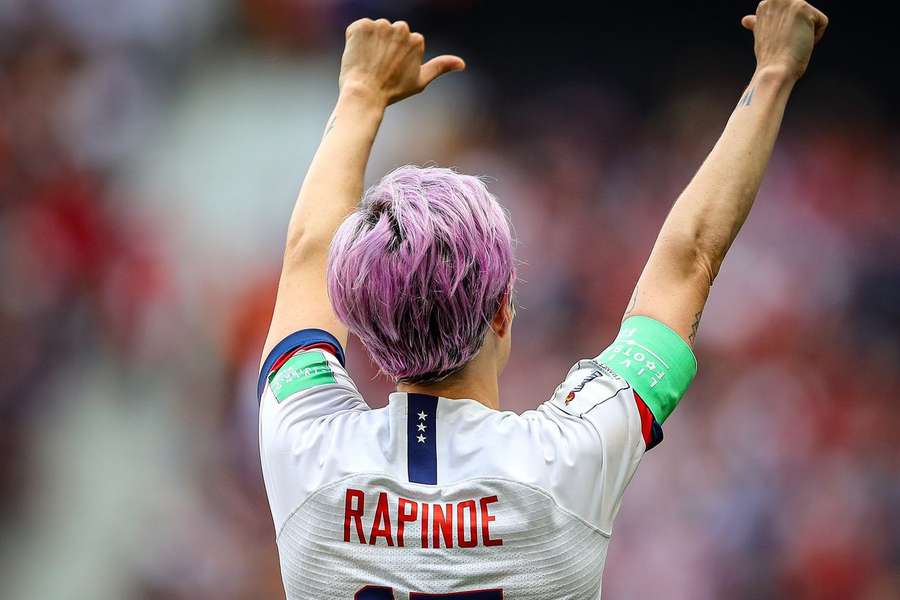 Megan Rapinoe é uma figura incontornável do futebol feminino