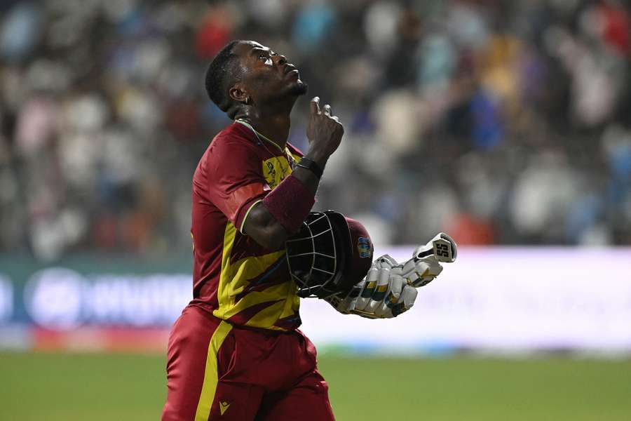 Rutherford on form as West Indies hit 196-6 against England at T20 World Cup