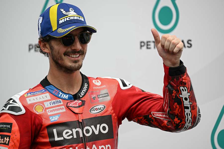Francesco Bagnaia el sábado. Francesco Bagnaia el sábado.