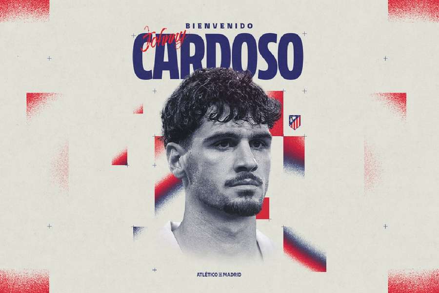 Johnny Cardoso, nuevo jugador del Atlético de Madrid