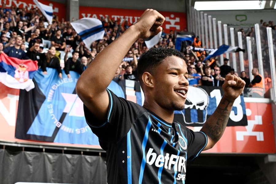 Shandre Campbell scored in the Belgian Cup for Club Brugge last week. Shandre Campbell scored in the Belgian Cup for Club Brugge last week.