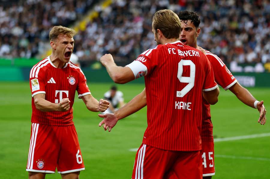 Harry Kane dopo il gol all'Elversberg
