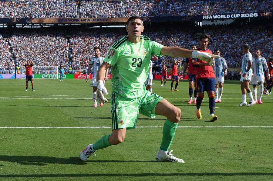 Emiliano Martínez na final do Mundial