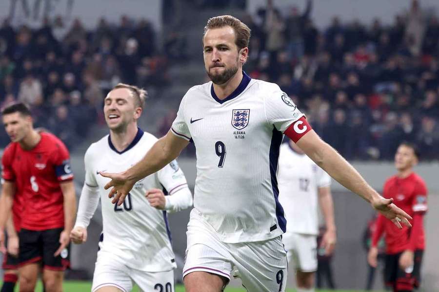 Kane rozstrzygnął mecz w Tiranie Kane rozstrzygnął mecz w Tiranie