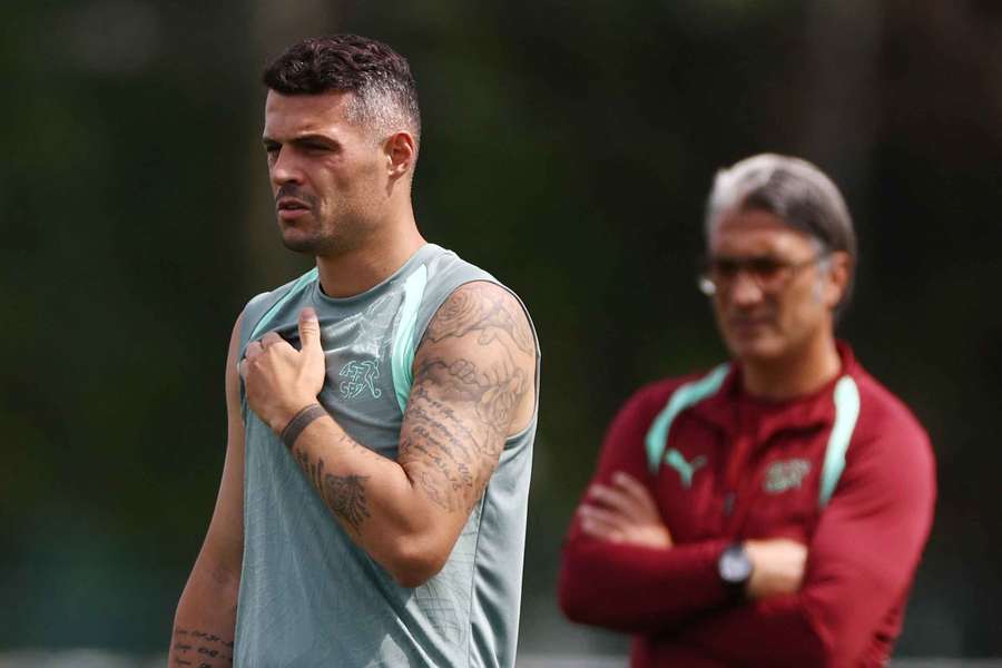 Xhaka é um dos principais nomes da Suíça Xhaka é um dos principais nomes da Suíça
