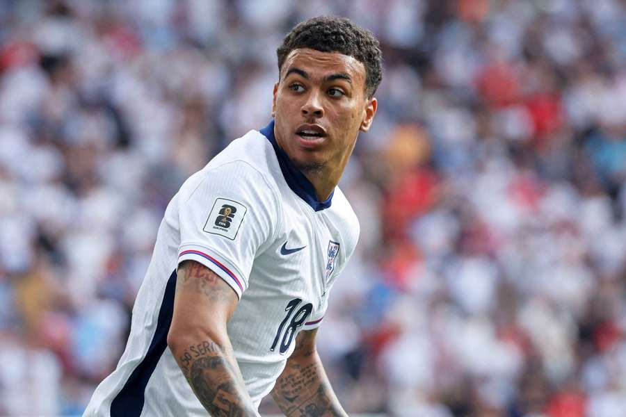 Morgan Rogers in action for England