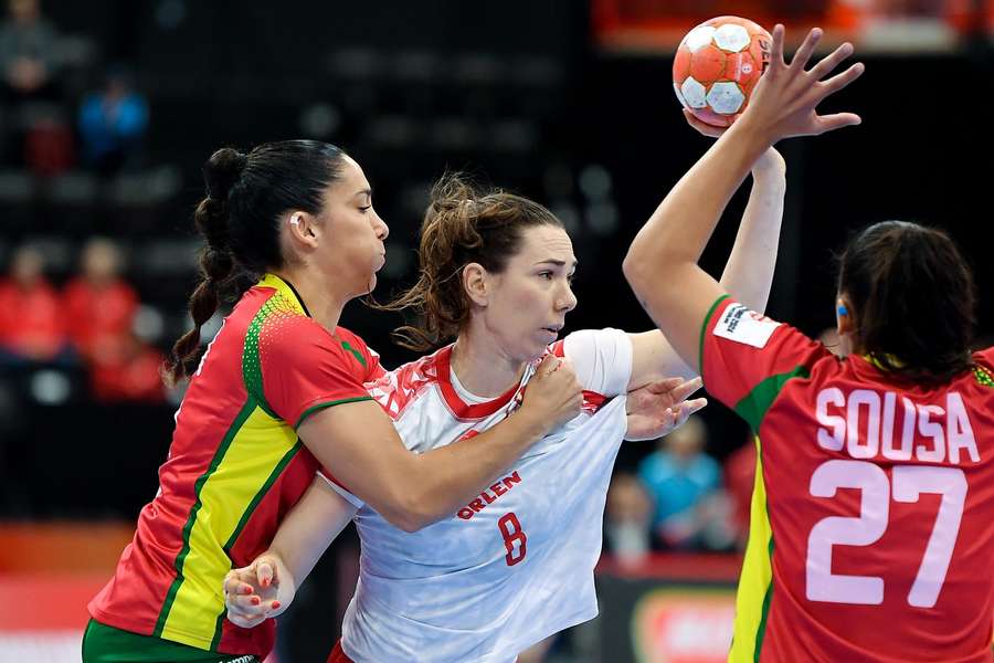 Monika Kobylińska była gwiazdą reprezentacji Polski w meczu z Portugalkami