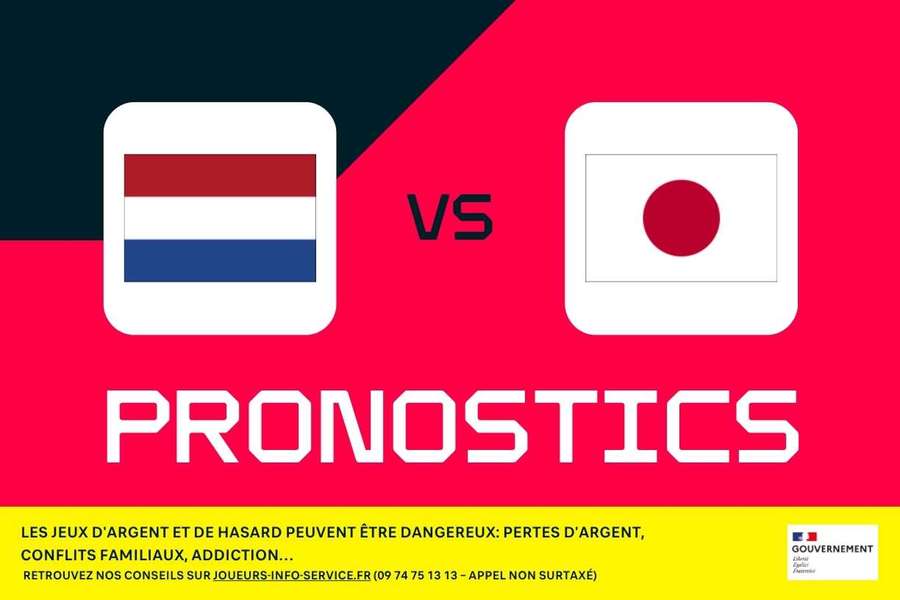 Pays-Bas - Japon : pronostics CDM 2026, meilleurs paris et cotes (1re journée) Pays-Bas - Japon : pronostics CDM 2026, meilleurs paris et cotes (1re journée)