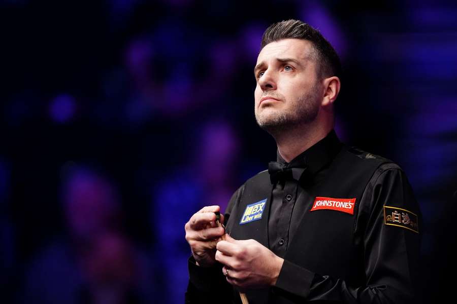 Mark Selby nachdenklich beim Masters.