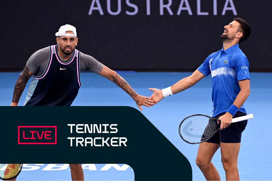 Nick Kyrgios e Novak Djokovic 