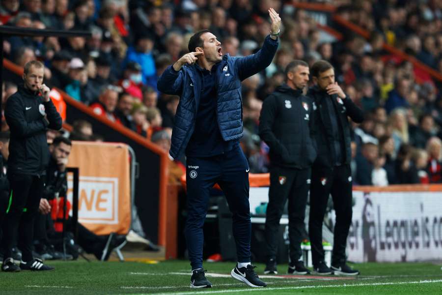 Lampard ai tempi in cui allenava il Chelsea
