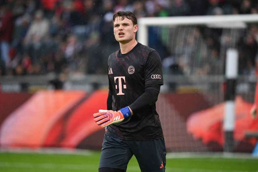 Jonas Urbig in Mönchengladbach. Jonas Urbig in Mönchengladbach.