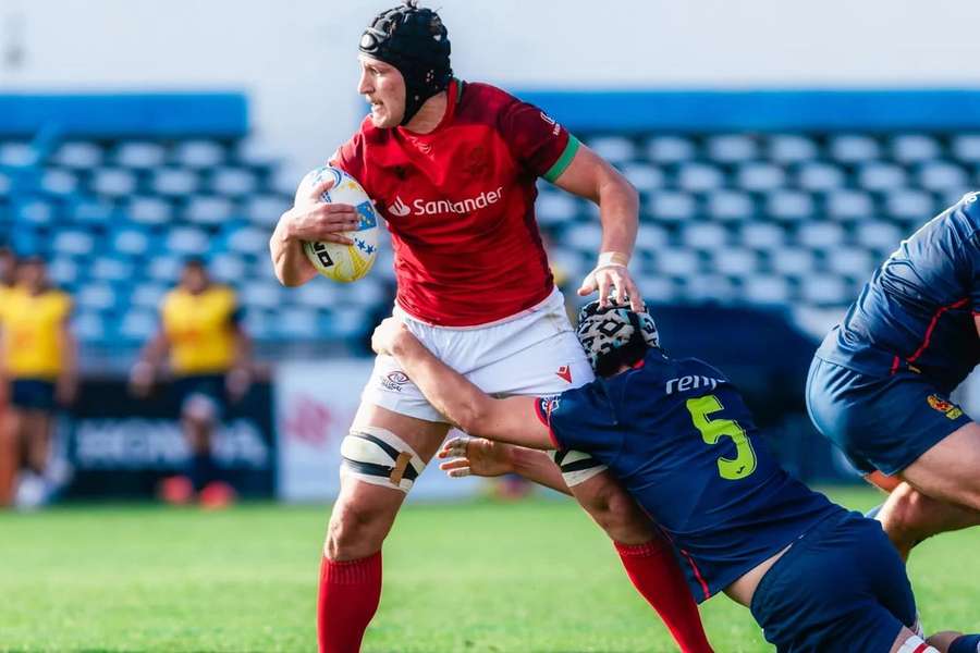 José Madeira, capitão da seleção portuguesa de râguebi