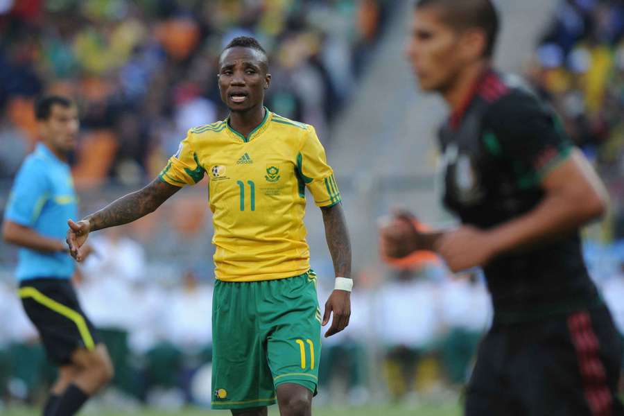 Teko Modise represented South Africa at the 2010 World Cup
