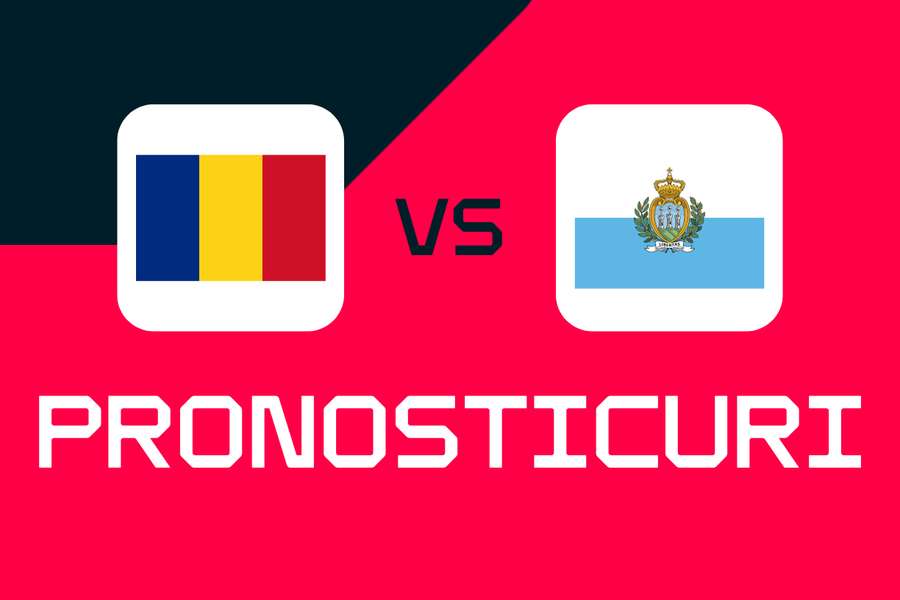 România - San Marino - Pronosticuri, cele mai bune pariuri și cote (Preliminarii CM 2026) România - San Marino - Pronosticuri, cele mai bune pariuri și cote (Preliminarii CM 2026)