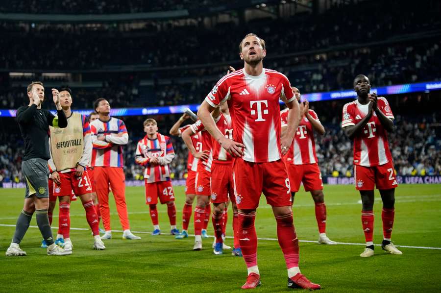 Bayern Munich coach Kompany: Kane went beyond pain barrier to play against Real Madrid