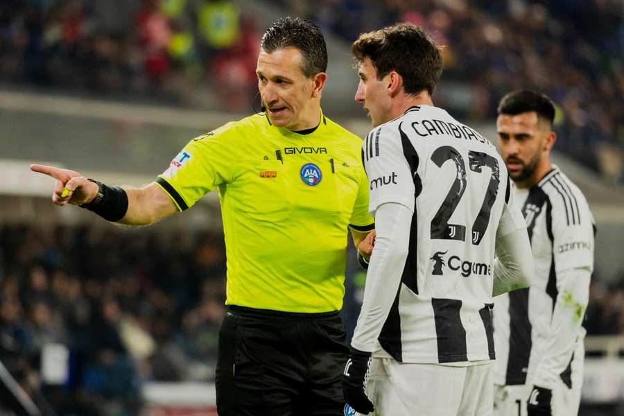 Daniele Doveri durante Atalanta-Juventus