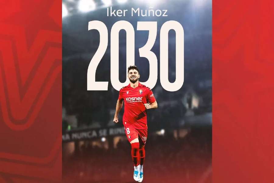 Iker Muñoz, renovado
