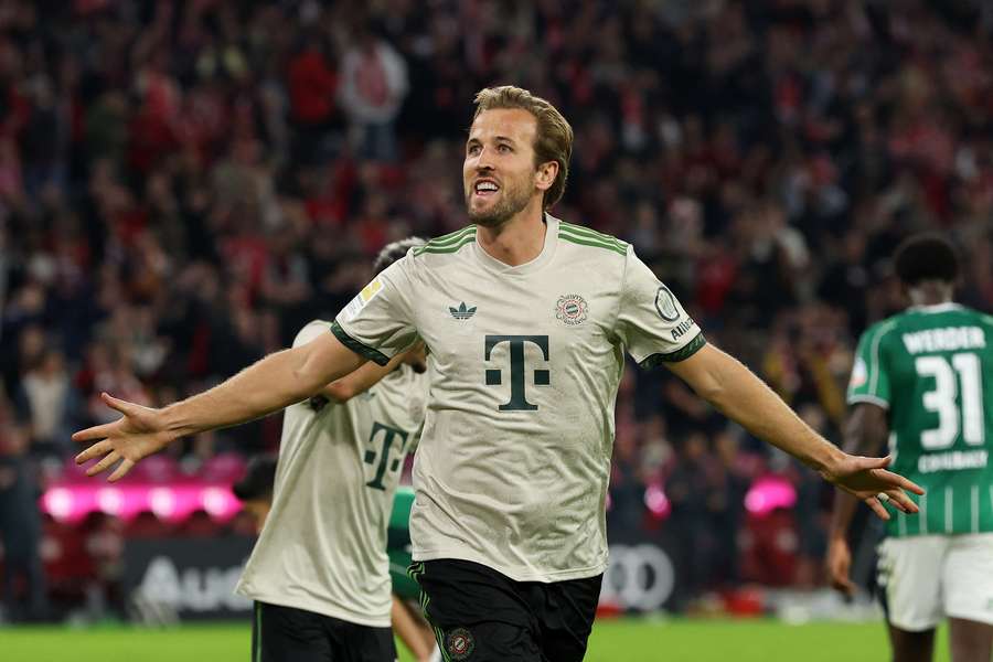 Bayern jak wale, po rekordowym golu Harry'ego Kane'a rozjechany Werder Brema
