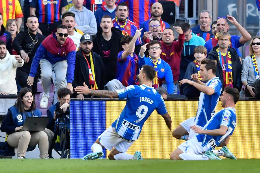 Joselu earned Espanyol a point from the penalty spot