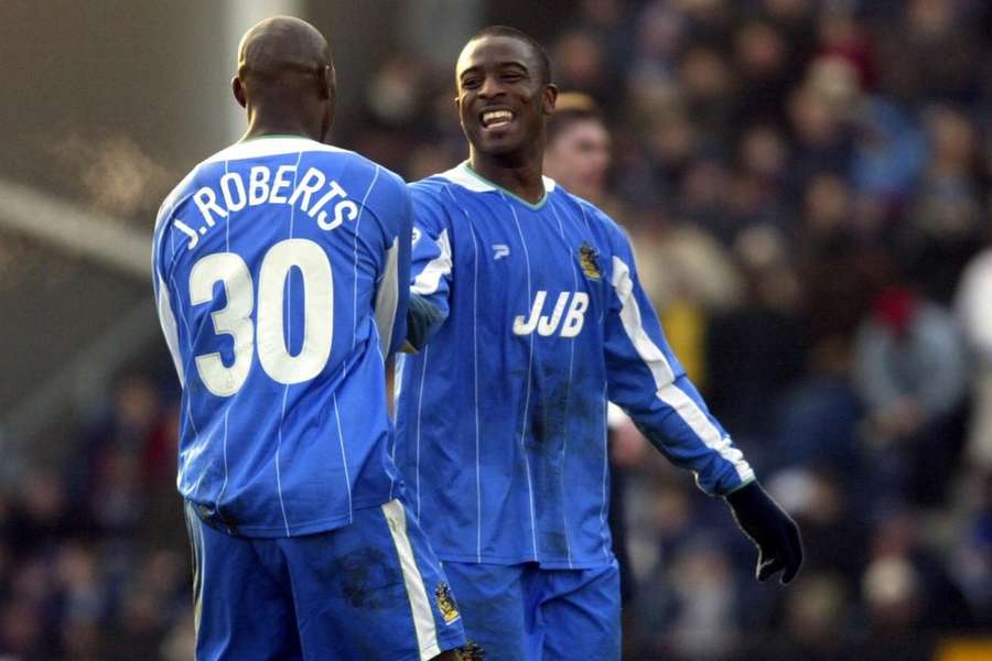 Ellington (right) was a prolific striker