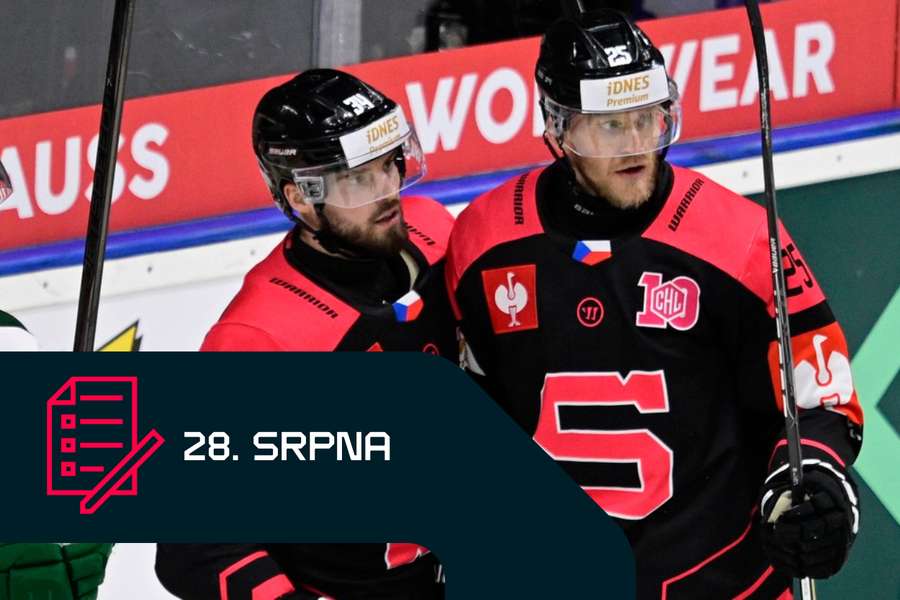 Michal Špaček a Jani Lajunen budou u premiéry Sparty v letošní hokejové Lize mistrů.