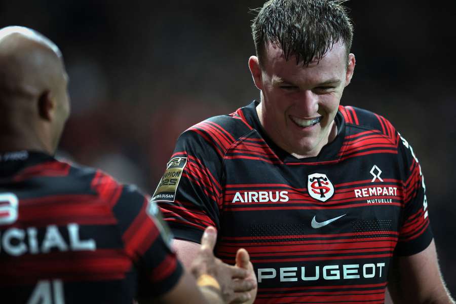 Joshua Brennan avec le Stade Toulousain. Joshua Brennan avec le Stade Toulousain.