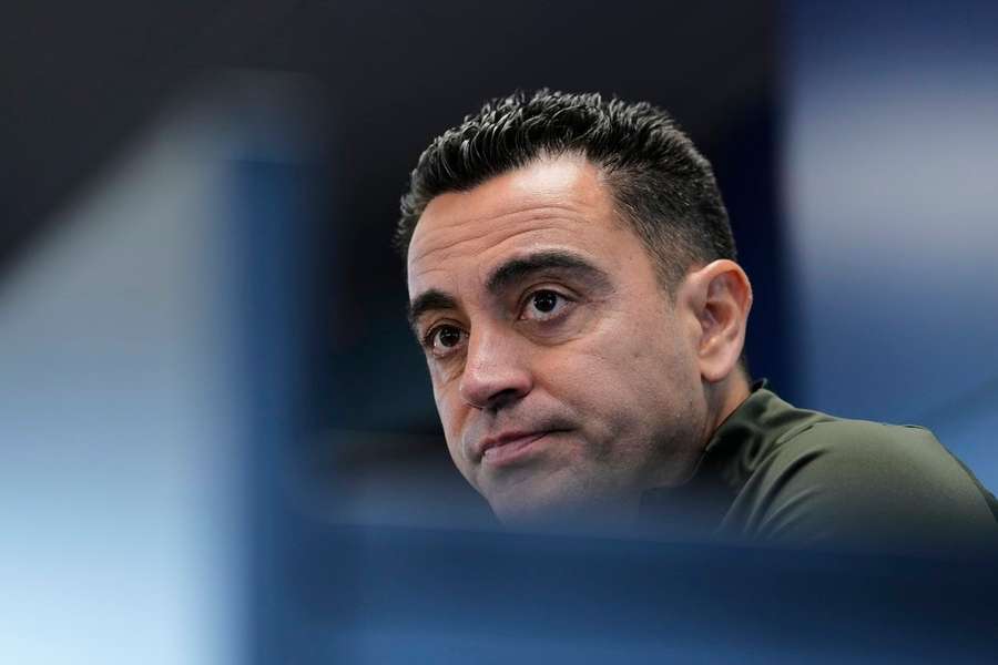 Xavi falou à imprensa a partir de Antuérpia.