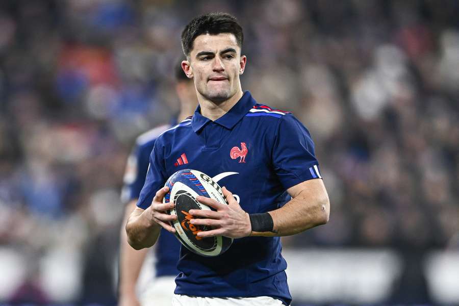 Nolann Le Garrec en pole à la mêlée.