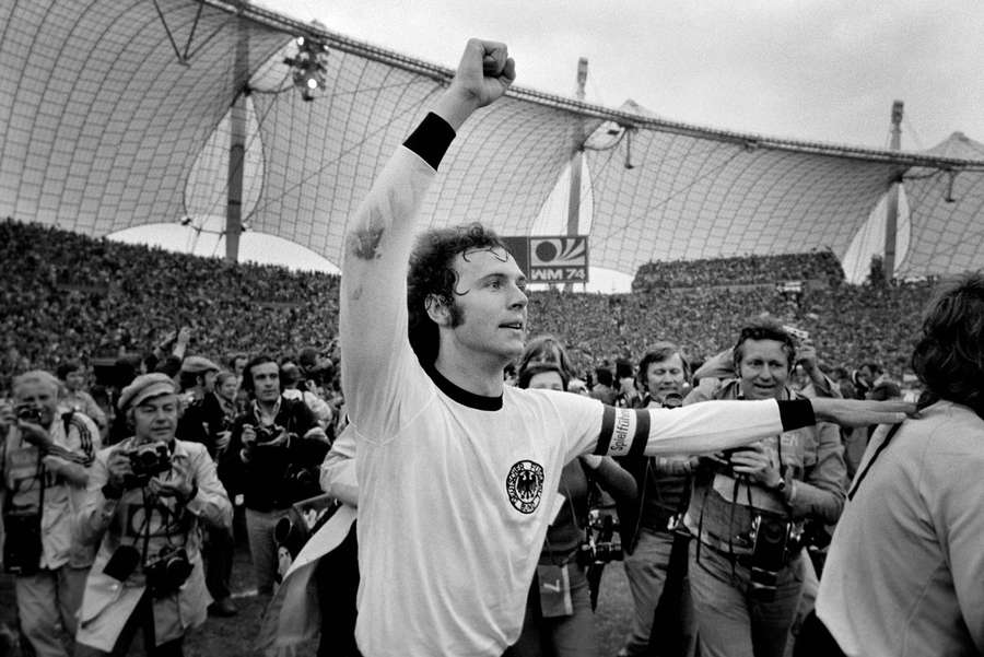 Beckenbauer, mito del fútbol germano.
