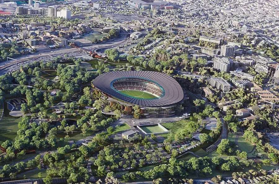 Wstępna wizualizacja nowego stadionu w Victoria Park, Brisbane
