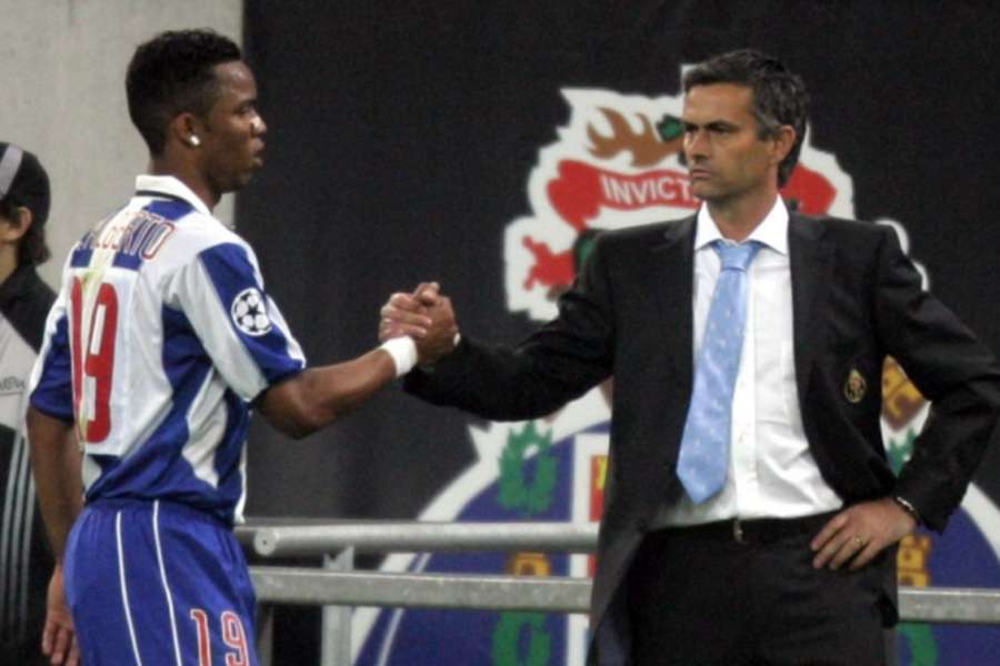 Carlos Alberto com José Mourinho no FC Porto