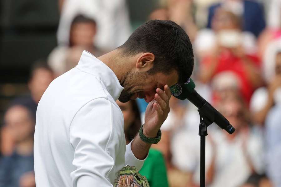 Djokovic după finala de la Wimbledon