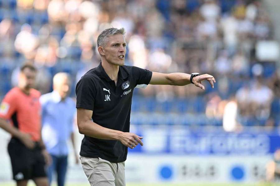 Trenér Slovácka Jan Kameník.