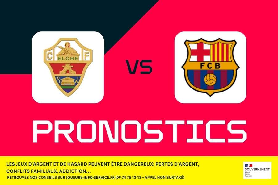 Elche - Barcelone : pronostic, meilleurs paris et cotes (Liga) Elche - Barcelone : pronostic, meilleurs paris et cotes (Liga)