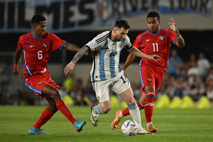 Lionel Messi foi o melhor em campo contra o Panamá