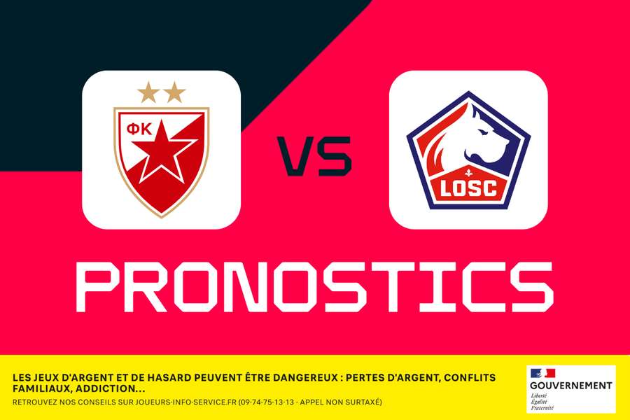 Étoile Rouge de Belgrade - Lille : pronostics, meilleurs paris et cotes (Ligue Europa)
