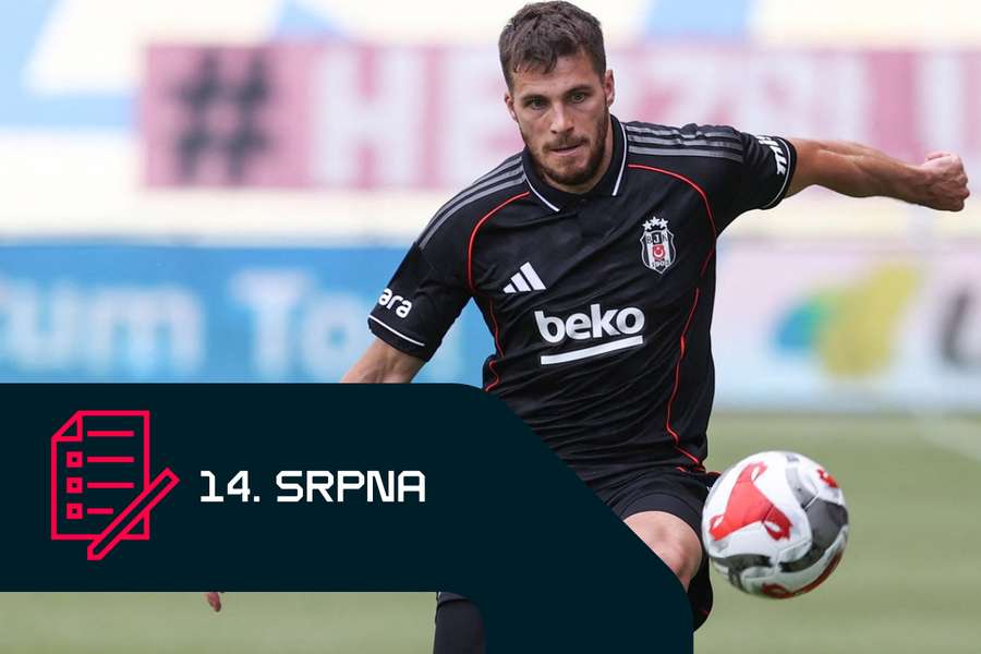 David Jurásek v dresu Besiktasu.