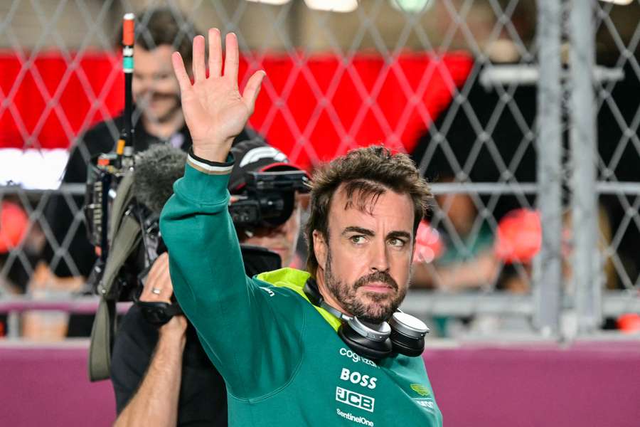 Fernando Alonso ce dimanche au Qatar.
