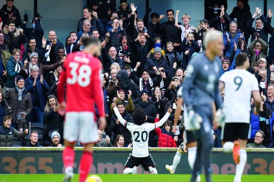 O Fulham subiu para o sétimo lugar