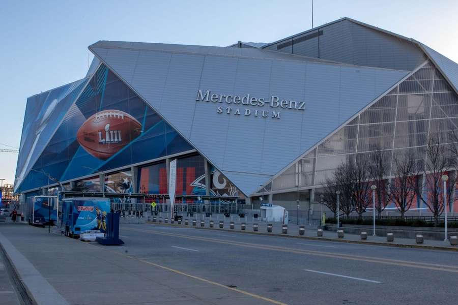 De Super Bowl LXII zal in het Mercedes-Benz Stadium worden gespeeld