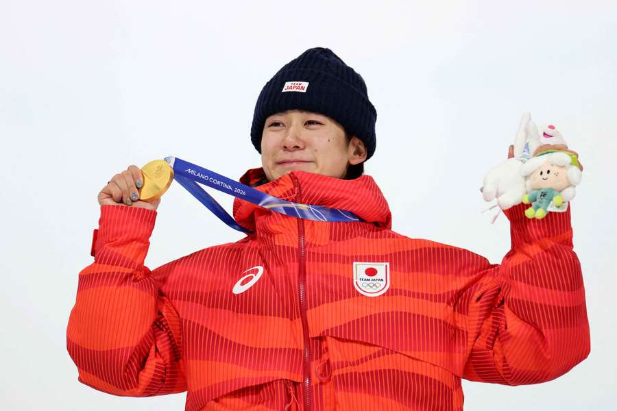 Japan's Totsuka celebrates his gold
