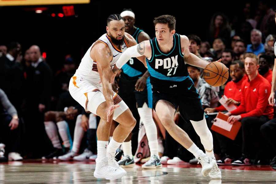 Krejčí poprvé v dresu Portlandu.