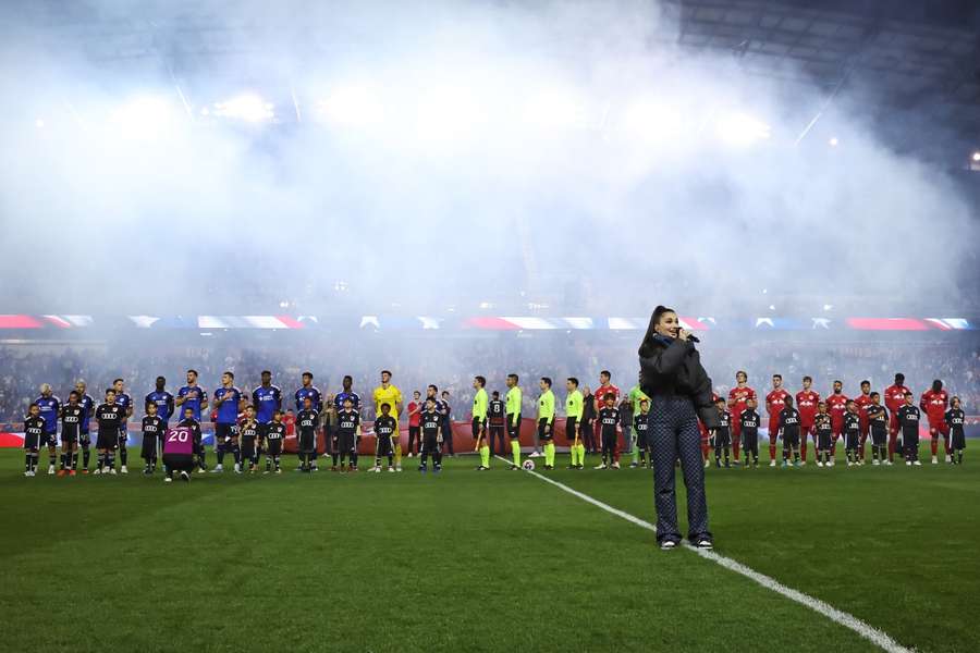 The incident took place after the match between New York Red Bulls and FC Cincinnati